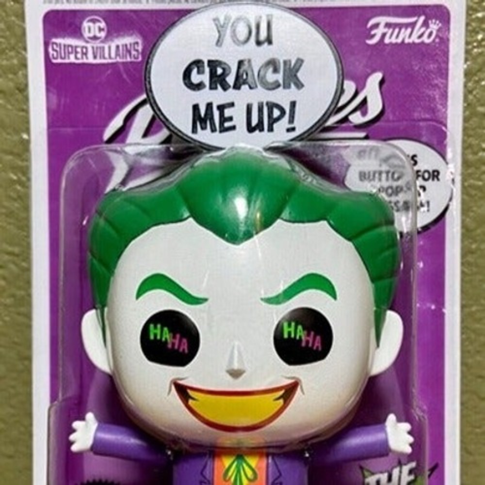 Funko Pop! Popsies DC Super Villains The Joker W/Press Pop-Up Message NIP